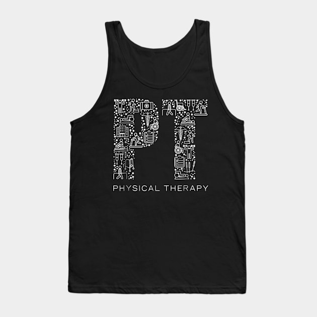 Physical Therapist T-Shirt Physical Therapy Gift PT Month Tank Top by mohammadrezaabolghase